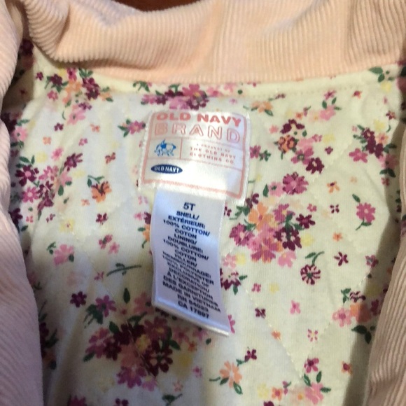 Old Navy Brand pink floral inside✨Like New✨ - Picture 2 of 5